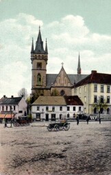 Humpolec, Horní (Riegrovo) náměstí, kostel sv. Mikuláše